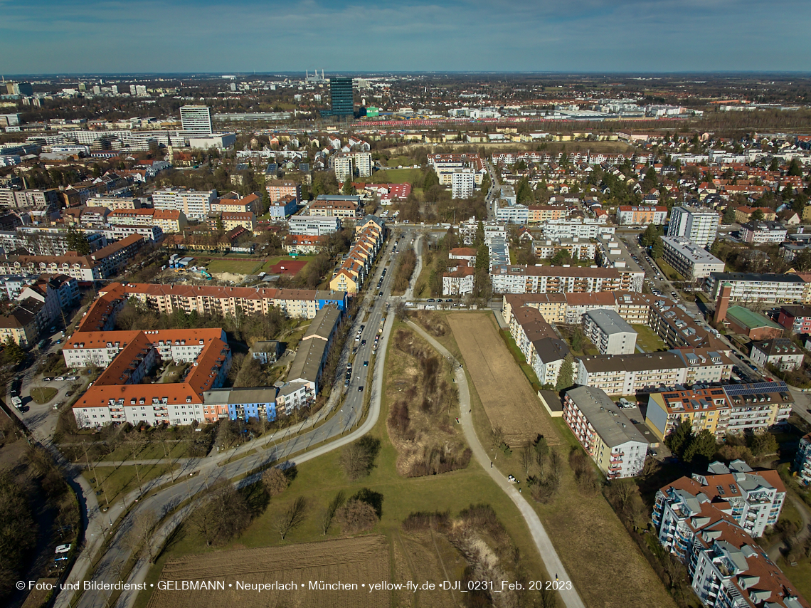 20.02.2023 -  der verschwundene Hachinger Bach in Neuperlach und Berg am Laim